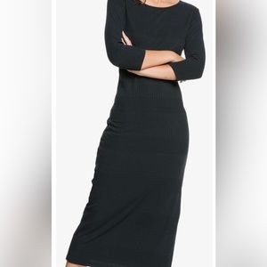 Roxy Black long knit dress